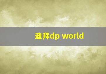 迪拜dp world